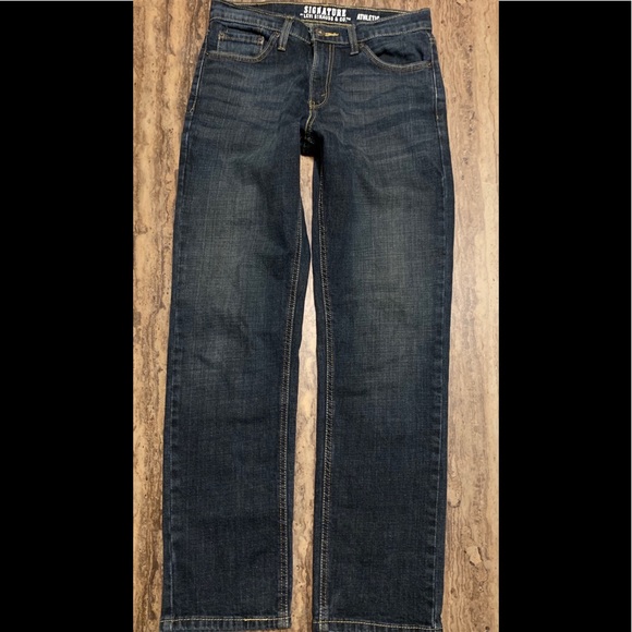 LEVI STRAUSS SIGNATURE ATHLETIC JEANS SZ 30/30 - Picture 2 of 7